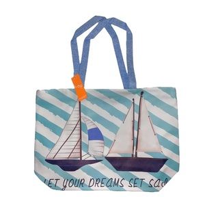 Boat Let Your Dreams Set Sail tote bag